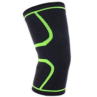 iWEingHo&21 Knee Support Brace, Breathable Compression Knee Pad Support Sleeve for Crossfit, Squats & Workouts - for Men & Women 1PC Light Green L