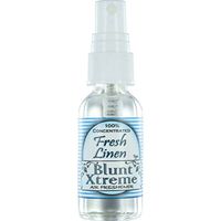 Blunt Xtreme Fresh Linen Type Air Freshener – 100% Ultra Concentrated Oil Based Spray - Ideal for Bathroom, Home, Car, Office & More - Soothing Properties - Long Lasting Effects - 1oz Bottle