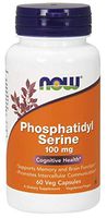 Now Foods Phosphatidyl Serine 100mg, 60 caps 2 Pack