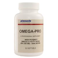 Omega-Pro High Potency Omega-3 Fatty Acids | EPA 360mg | DHA 240mg (50 Softgels)