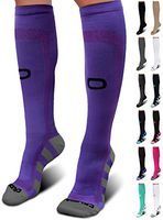 Crucial Compression Socks for Men & Women (20-30mmHg) - Best Graduated Stockings for Running, Athletic, Travel, Pregnancy, Maternity, Nurses, Medical, Shin Splints, Support, Circulation & Recovery