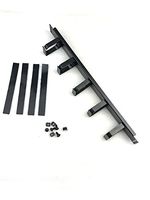 Raising Electronics1U Horizontal Rack Mount Metal Cable Management with 5 D-Rings