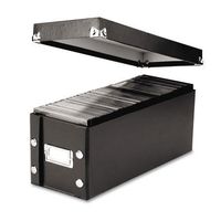 Snap-N-Store, SNS01521, Media Storage Box, Holds 60 Slim/30 Standard Cases, 2/Pack, Sold As 1 Pack