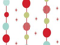 Pack Of 1, 30" X 100' 1.0 Mil Festivities Christmas Print Cello Rolls W/Ovals & Stars Made In USA