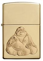 Zippo Personalized Message Engraved on Backside Customized Buddha Windproof Lighter (Buddha5)