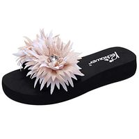 Inverlee Summer Women's Slippers Flat Fashion Ladies Summer Beach Sliders Casual Sandals Shoes Beige
