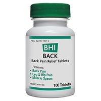 MediNatura  -  BHI Back Pain Relief Natural, Safe Homeopathic Relief - 100 Tablets
