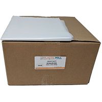 PlasticMill 65 Gallon Garbage Bags: Clear, 1.5 Mil, 50X48, 100 Bags.