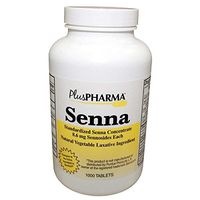 Senna Natural Vegetable Laxative, 8.6mg, 1000 Tablets