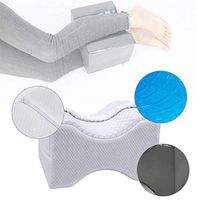 Vansun Bamboo Charcoal Memory Foam Knee Pillow | Bacteriostatic and Mite-Killing Multifunctional Memory Pillow, Wedge Pillow, Memory Foam, Pillowslip Washable & Detachable