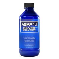 American Biotech Labs - ASAP 10 Silver Solution - Immune System Support, 10 ppm Silver Solution Dietary Supplement - 16 fl. oz.