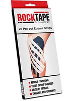 RockTape Kinesiology Tape, Recovery Edema Patches, Ideal for Bruising, Pain Relief & Muscle Injury, 20 Pre-Cut Strips, Beige