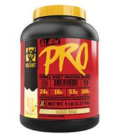 Mutant Pro – Triple Whey Protein Powder Supplement – Time-Released for Enhanced Amino Acid Absorption – Decadent Gourmet Flavors – 5 lbs – Banana Cream
