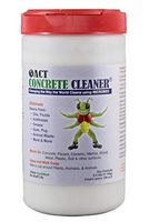 ACT Concrete Cleaner Eco Friendly Removes Oil Grease Mildew Stains- Microbial Perfect for Driveway Garage or Warehouse 2.5lbs. Covers 250sqft.