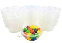 Empress 1.5 oz. Clear Plastic Disposable Portion Souffle Container Food Cups with Lids (Pack of 1250 Sets)