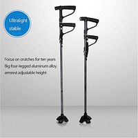 TXDWYF Lightweight Folding Walking Stick in Black/Fully Adjustable/Aluminium/None Slip Foot/Simple Portable
