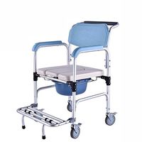 WURE Commode chair pregnant women disabled elderly toilets stool aluminum alloy 5551(8494)