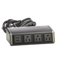 Legrand Wiremold - WSC320-S Standard Desktop Power Center Work Surface Portal with Surge Protection