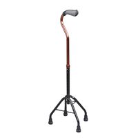 SSHHI Walking Stick,Adjustable Height Four Feet Light Non-Slip Portable Walker for Men and Women Adult Old Man Solid/A/As Show