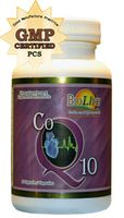 Pure Co Q-10 by biolife 100% coenzyme 10, 60 Capsules 50 mg, Stress Blood Pressure