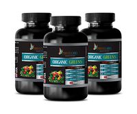 Heart Health Supplements for Women - Organic Greens Premium Complex - Raspberry Supplement - 3 Bottles 180 Tablets