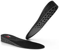 LiftKits Men's Lo-Tops Universal Height Increasing Insoles, Black, One Size