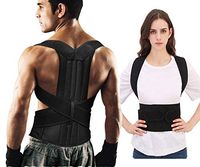 Posture Corrector for Women and Men Back Support Shoulder Posture Correction Target Spine, Reduce Lower and Upper Back Pains (Large)