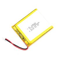AKZYTUE 3.7V 1300mAh 425060 Lipo Battery Rechargeable Lithium Polymer ion Battery Pack with JST Connector