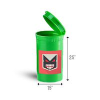 Devil Sceleton Head Halloween First Aid Case Pill Container ID 7394G