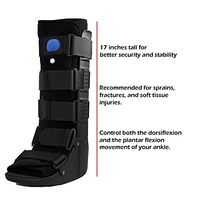 Advanced Orthopaedics Low Profile High Top Air Walker, Large -Mens Size 10 1/2-12, Womens Size 11 1/2-13 1/2
