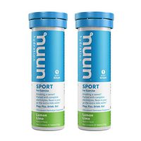 Nuun Active: Lemon+Lime Electrolyte Enhanced Drink Tablets(2-Pack of 10 Tablets)