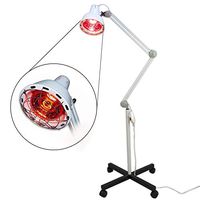 Recover from Injury Faster with Standing TDP Infra Red Heating Lamp Physiotherapy Red Light Heat Therapy Device to Reduce Muscle Soreness, Alleviate Aches & Discomfort + European Body Cream + E-Book