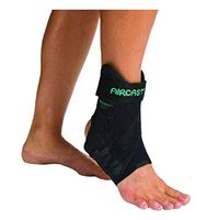 DJO Ankle Support Black Small Left Ankle Hook and Loop Closure