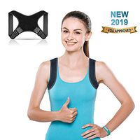 PRADISK Posture Corrector Back Brace for Men & Women,Invisible Lightweight Comfortable Adjustable Shoulder Support,Physical Therapy Improve Posture of Teenager & Adult,Effectively Upper Back Pain Reli