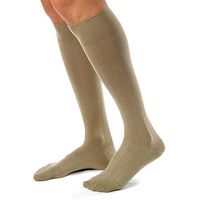 BSN Medical 113156 Jobst forMen Casual Medical Compression Stocking, Knee High, Closed Toe, 20-30 mmHg, Navy, Large