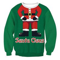 Women's Long Sleeve Sweatshirt Solid Color Funny Printed Christmas Sweatshirt Round Neck Long Sleeve Pullover Tops Blouse Hooded Tops 2019 New Festive Costumes, Viviplus Clothing