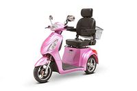 Ewheels 3-Wheel Scooter with Electromagnetic Brakes in Magenta