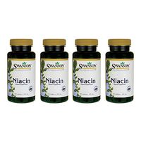 Swanson Niacin 100 mg 250 Tabs 4 Pack