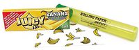 Juicy Jay's 1 1/4 Rolling Papers - Banana Flavored - 3 Packs with RPD Kewltube