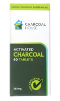 Activated Charcoal Tablets USP in Blister Packs - 60 Tabs - Box