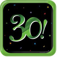 Creative Converting 30 Birthday Milestones Dessert Plates (8ct)
