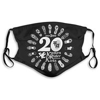 2pcs Ma-sk 20 Years Kamen Rider Kicks Shuta Sueyoshi Feat PM2.5 Non-Medical Dust with Replaceable Filter Elements