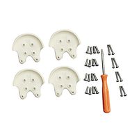 INSMOT 3D Printed Protector Reinforcement Kit Motor Mount Base for DJI Phantom 3 Professional / Advanced / Standard - White