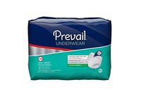 Prevail Super Absorbent Protective Adult Underwear, Small/Medium32-44Waist, 18 ea