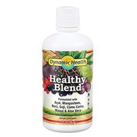 Dynamic Health Healthy Blend | For Healthy Living | Acai, Magosteen, Noni, Goji, Camu Camu, Maqui & Aloe Vera | Gluten & BPA Free, Vegetarian | 32oz