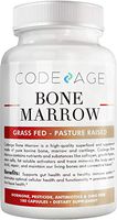 Codeage Grass Fed Bone Marrow Supplement, Cold Processed Raw Whole Bone Marrow (Bone Matrix, Marrow, Cartilage), 3000mg per Serving, 180 Capsules