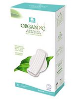 ORGANYC Hypoallergenic 100% Organic Cotton Pads with Wings, Super Flow & Maternity, 10-count Boxes (Pack of 2)
