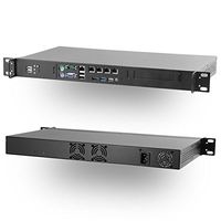 MITXPC 5 x Intel LAN Front I/O Mini 1U Rackmount Solution, Celeron N2930 Quad Core, NF9N, M1U05