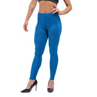 H.coosy practical;cozy Pure color black yoga pants tight leggings sports fitness pants Europe and the United States women sexy was thin mention hip pants Turquoise blue S