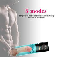 SeksBee 100% High Quality Training Pleasing Device Male Gift Vacuum Man's P-enǐs Pump with Powerful Suction 5 Modes Discreet Package